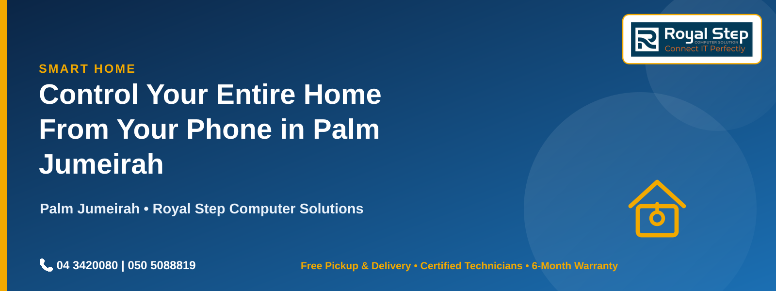 Control Your Entire Home From Your Phone in Palm Jumeirah